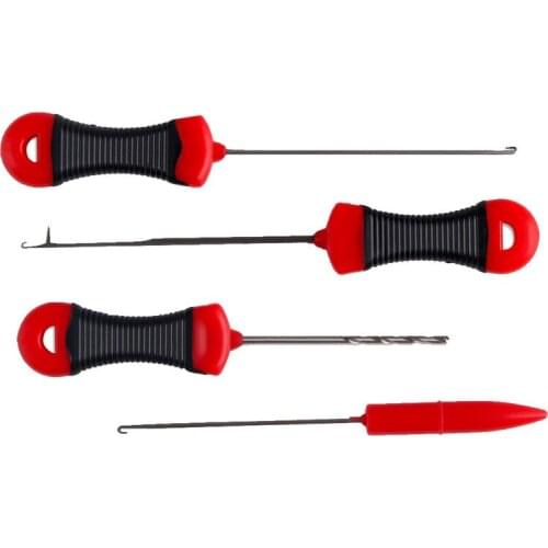 4PCS Carp Bait Drilling Bait Needle Door Needle Pill Medicine Fishing Line Drilling Rig Splicing Tool Fishing Accessories