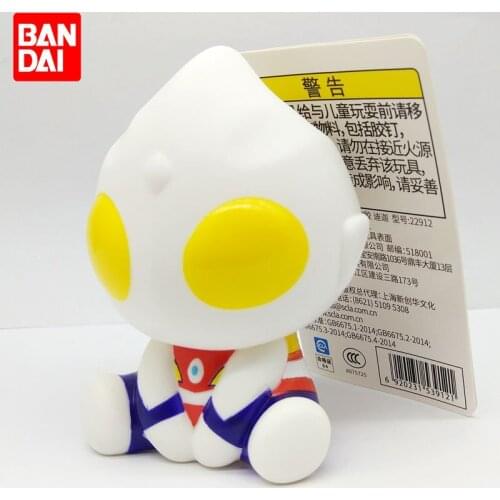 7CM Bandai Hero Toys Ultraman Action Humanoid Happy Garden Cute Soft Series Toy Decoration Model Childrens Gifts Collectibles
