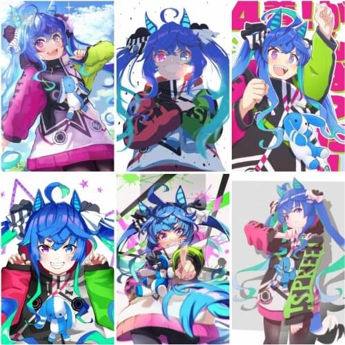 Uma Musume:Pretty Derby Retro Poster Anime Posters Wall Poster Canvas Painting Wall Decor Wall Art Picture Room Decor Home Decor