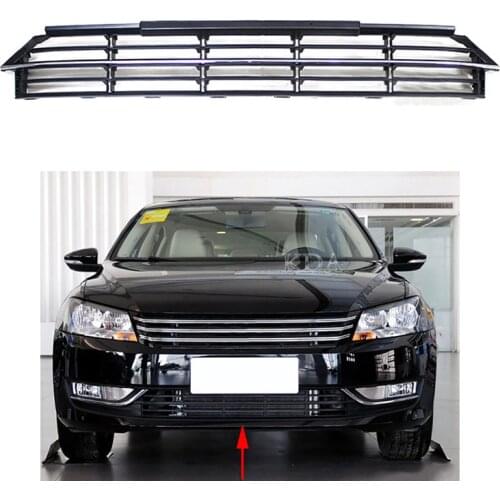 Auto Replacement Front Bumper Grille Racing Grill Cover For VW Passat 2011 2012 2013 2014 2015 USA Version 56D853677