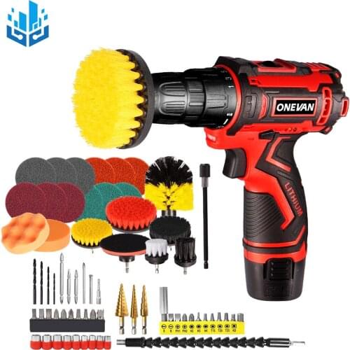 12V Cordless Electric Drill Screwdriver Wireless Mini Drill Screwdriver Power Driver with Lithium-Ion Battery & Accessories