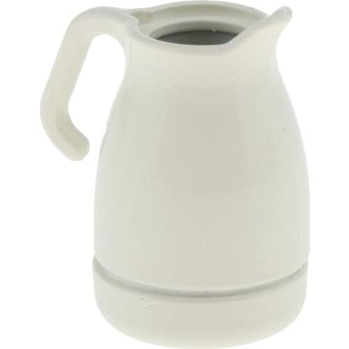 1:12 Scale Kettle Dolls House Kitchen Drink Water Accessory -Beige