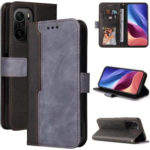 Poco F3 Pro 2021 Flip Leather Wallet Case for Xiaomi Pocophone F3 Luxury Magnetic Card Stand Cover Mi Poco F3 3F F 3 Pro Case