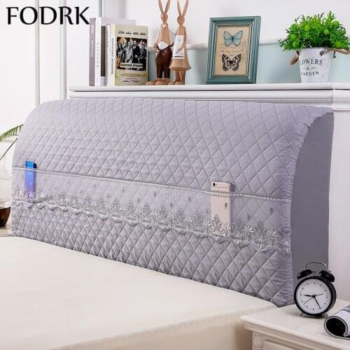 Elastic Backrest King Bed Cover Panels Headboard Terry Multi-purpose Bedspread Childrens Plaid Cotton Sheets Patchwork Bedhead