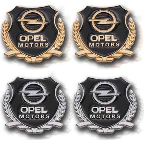 2pcs/Lot 3D Metal Car Chrome Emblem Badge Decal Door Window Sticker Car Decoration Styling For OPEL ASTRA MOKKA X ZAFIRA ZAFIRA