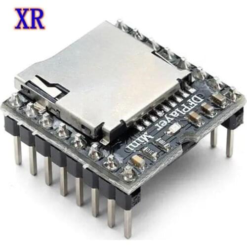 5Pcs DFPlayer Mini MP3 Player Module MP3 Voice Audio Decoder Board For Supporting TF Card U-Disk IO/Serial Port/AD