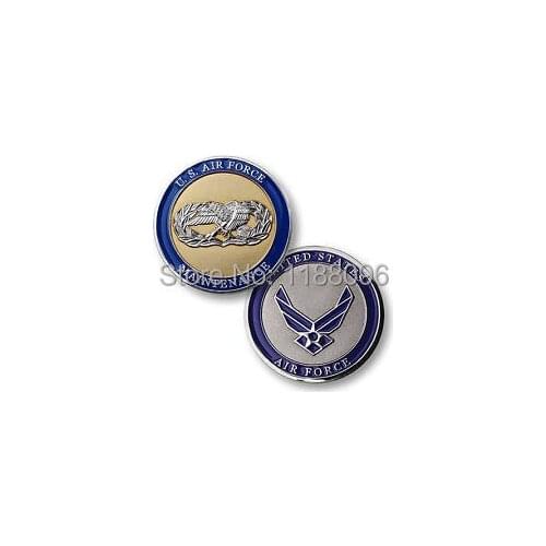 Coins custom Low price NEW USAF U.S. Air Force Challenge Coin cheap custom usa military silver gold coins