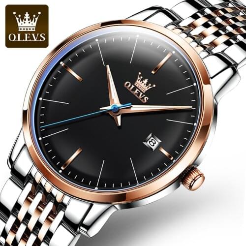 OLEVS Brand Men Mechanical Wristwatch Waterproof Automatic Watch Mens Vintage Luxury Watches relojes hombre 2021 moder