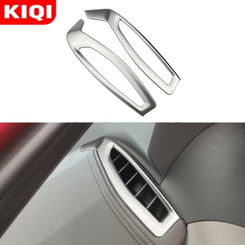 Stainless Steel Interior Car Air Conditioning Vent Outlet Cover Trim Sticker for Toyota C-HR CHR LHD RHD 2016 - 2020