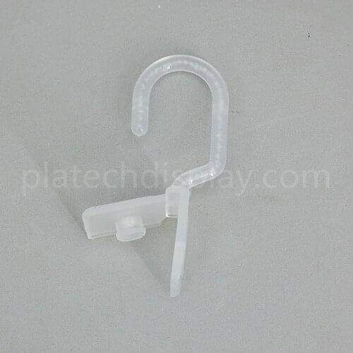 Plastic Hanging Hanger Buckle Hooks Special For Clear PVC Protected Cover Film In Supermarket Stores Promotion 20pcs
