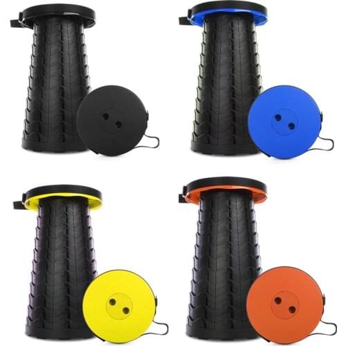 Taboret Outdoor Portable Telescopic Stool Folding Chair for Camping Beach Fishing and Home Office Beach Chair Foldable