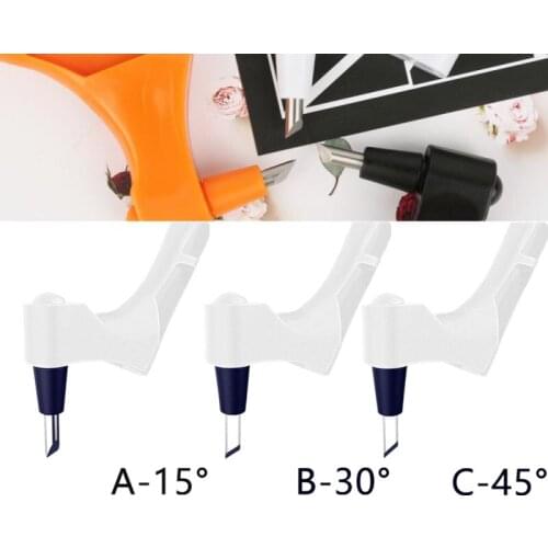 Craft Cutting Tools Rotating Blade Paper-Cutter 3 Replace Blade Craft Cutting Leather Knife DIY Art Wear-Resisting Art Supplies