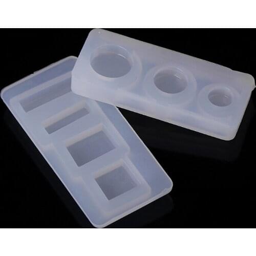 Silicone Mold DIY Mould Exopy Resin Mirror Crafts Jewelry Making Decor Pyramid