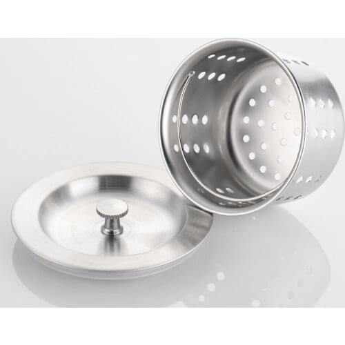 Stainless Steel 304 Kitchen Sink Drain Strainer Cover Washbasin Double Slot Plug Bathroom Drain Cover Sink Strainer and Stopper