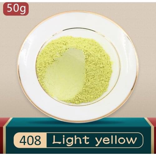 Mica Pearl Powder Type408 Pearlized Pigment DIY Natural Mineral Dye Colorant Coating 10/50g for Home Decoration Art Crafts