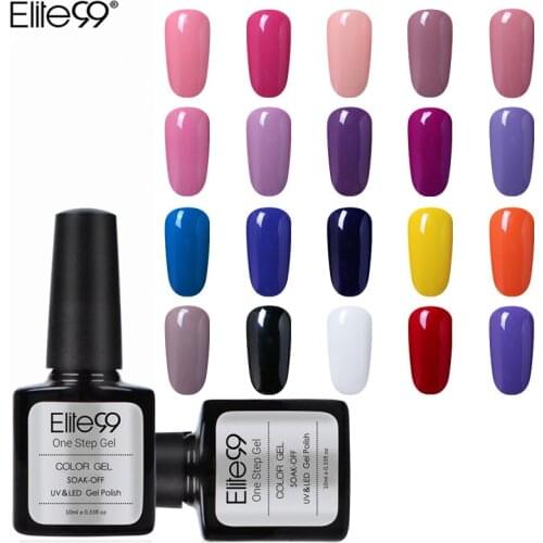Elite99 3 in 1 UV Gel Soak Off UV One Step Nail Gel Polish 10ml No Need Top Base Coat For Nails Art vernis semi permanent Gel