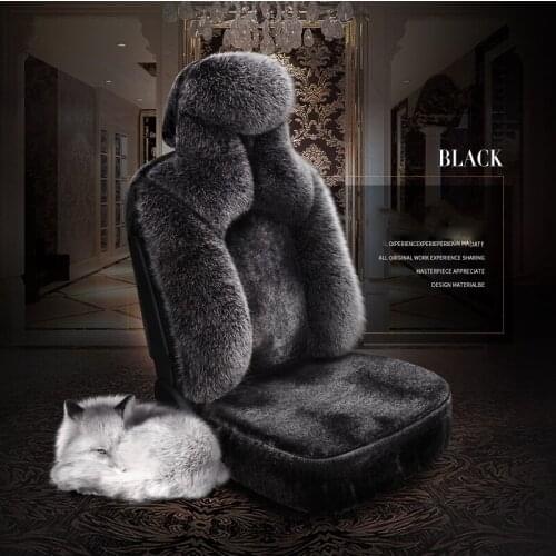 High Quality Long Wool Faux Far Car Seat Covers Universal for mazda cx-5 3 6 gh 626 cx-7 demio car accessories seat covers