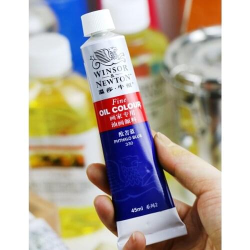 Winsor Newton Professional Artist Fine Oil Color Paints 45ml Titanium White Metallic Silver Gold 55 Colors