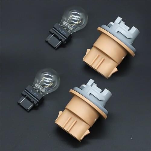 Brake Tail Lamp Taillight Turn Signal Parking Light Socket 3157 4157 3457 3057 Bulb For Ford F150 - F550 Focus Ranger Mustang