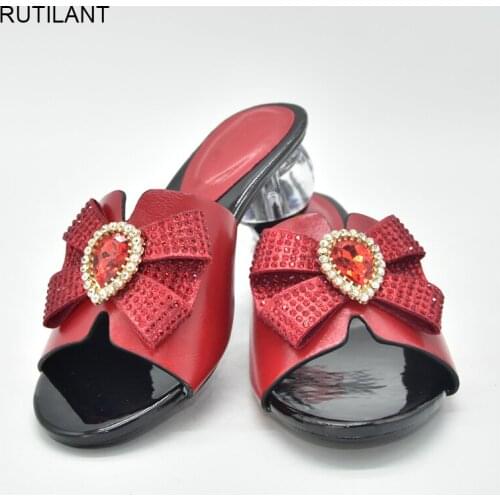 New Arrival Italian Elegant Design Pumps Women Shoes Open Toe Shoes 2021 Fashion Women Low Heel Slip on Closed Toe Heels