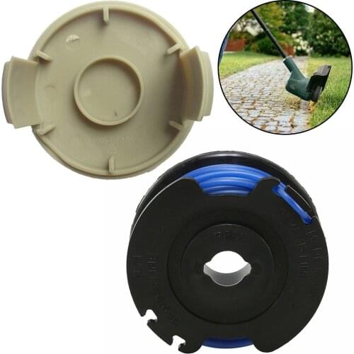 1 * Spool Line 1 * Cap For BOSCH ART 24 27 30 30-36 LI Strimmer Cutting Line Spool Feed 6m 1.6mm 2021 New