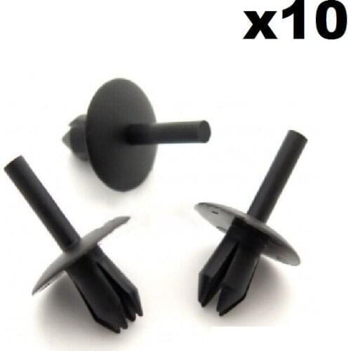 10x Plastic Trim Clip Rivets, Fit a 5.5mm hole, FIX103, Fits For some Ford