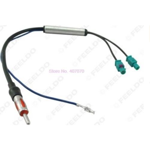 By DHL or Fedex 200pcs new Fakra Radio Signal Amplifier Booster AMP to DIN For VW Audi Replacement Exterior Parts Aerials Fakra