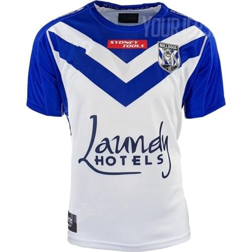2021 BULLDOGS HOME 1985 RETRO - MENS RUGBY JERSEY Size: S-5XL (Print Custom Name Number)Top Quality.Free Delivery