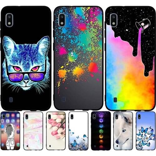 B For Samsung Galaxy A10 Case Soft Silicone Cute Phone Case For Samsung Galaxy A10 A 10 A105F A105 TPU Cases Cover Funda couqe