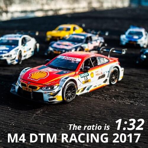 Free Shipping 1:32 BMW-M8 M4 GTE Le Mans Racing Car Model Alloy Car Die Cast Toy Car Model Pull Back Childrens Toy Collectibles