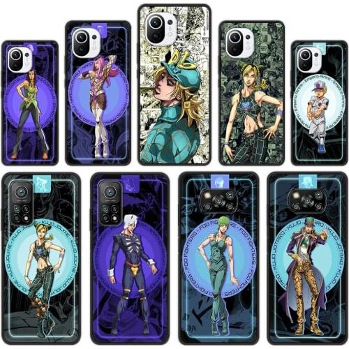 Jojos bizarre adventure DIO brando diogo Anime Case For Xiaomi Mi Poco X3 NFC M3 Pro Note 10 Lite 11 10T 9T Phone Black Cover