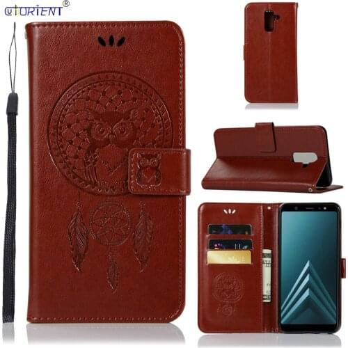 Flip Case For Samsung Galaxy A6 Plus 2018 Leather Wallet Bumper Cover SM-A605F A605FN A605S A605G/DS A605F/DS Card Slot Full Bag