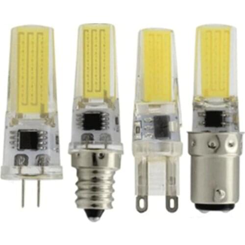 G4 LED COB 2508 220V G9 E11 E12 110V E14 220V Refrigerator light bulb E17 BA15S LED G6.35 G4 COB LED BA15D Sewing machine bulb