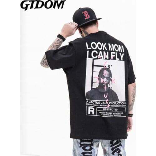 GTDOM Men Tide Cards Documentary Same Style Short Sleeve T-Shirt 2021 New Summer O-Neck Casual Spacious Short Sleeve T-Shirt