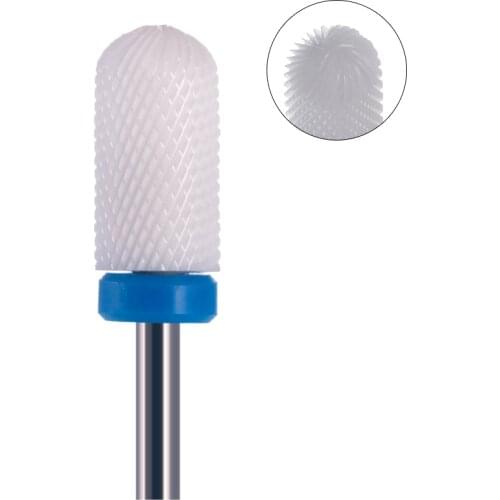 Ceramic Milling Cutter Nail Drill Bits File Electric Manicure Pedicure Machine Bit Nail Nozzles Removing Gel Varnish Accessories