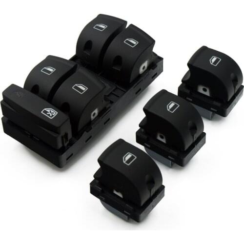 4 PCS High quality Electric Window Master control Switch Set For AUDI A3 A6 S6 C6 Allroad Q7 RS6 06-07 4F0 959 851/4F0959855