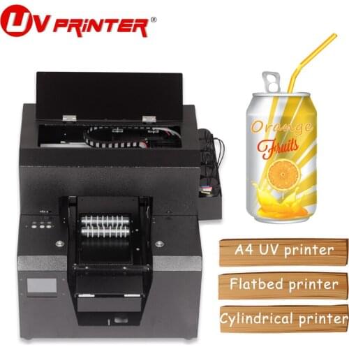 Small printer documents Office household LED UV quick-drying cooling for printing flat and cylindrical objects