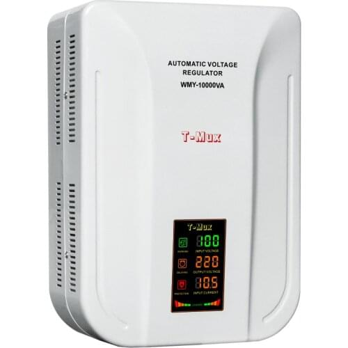 Single phase 90-240vac servo stabilizer wall mounted 10KVA automatic voltage regulator/stabilizer voltage protector