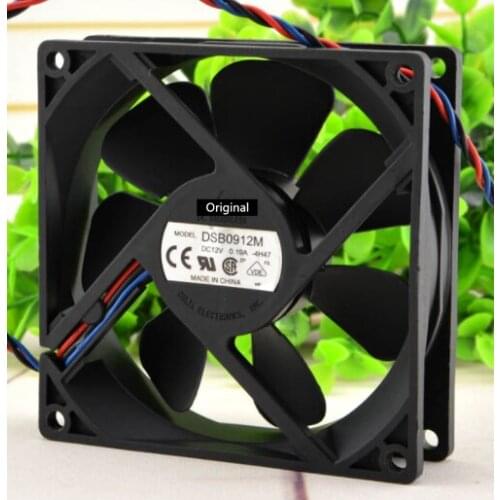 Original 100% working DSB0912M 530 DX 2450M 9cm 90mm fan HU843 3-Pin server inverter cooling fan