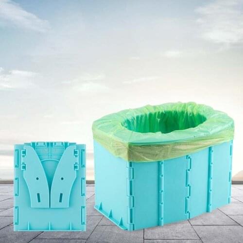 Portable Baby Potty Toilet Seat Car Outdoor Travel Camping Kids Potty Training Seat Foldable Emergency Potty Toilet for Infant