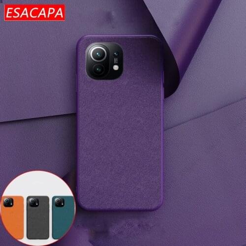 Shockproof Protection Hard Phone Case For Xiaomi 11 10 Ultra High-grade Soft Leather Texture Cover For Xiaomi Mi 10T 9T 10 9 Pro