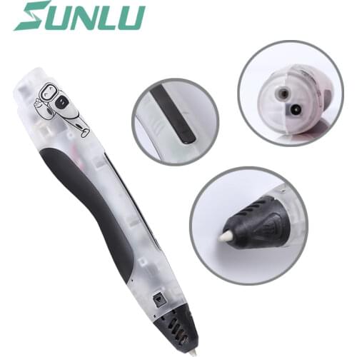 SUNLU SL-400 3D Printing Pen Support 1.75 MM PLA Filament 3D Pens Children Scribble Education DIY Art Tools