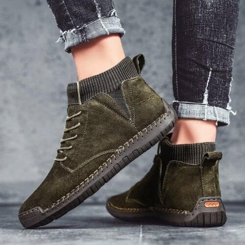 Shengmiao Men's High Top Sneakers