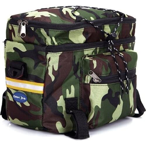 Special Bag for Driving Electric Folding Bicycle Rear Shelf Baotou Helmet Bag Mountain Bike Rear Seat Bag Tail Bag Pack Bag