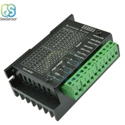 TB6600 4A DC9-40V Stepper Motor Driver Controller Module for Nema 23 Nema17 Single Axis Stepping Motor CNC Engraving Machine