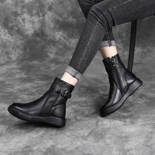 Chunky Heel Ankle Boots Woman Shoes Brand Designer Chelsea Boots Female Women Platform Boots Lasdies Fashion Shoe Autumn