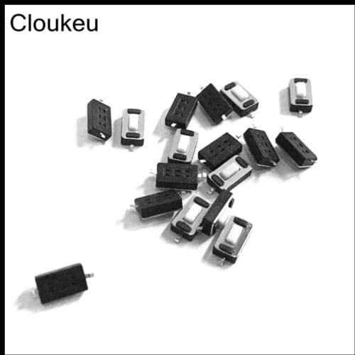100Pcs Touch Push Button Switch New White 3*6*2.5MM 3X6X2.5MM SMD2