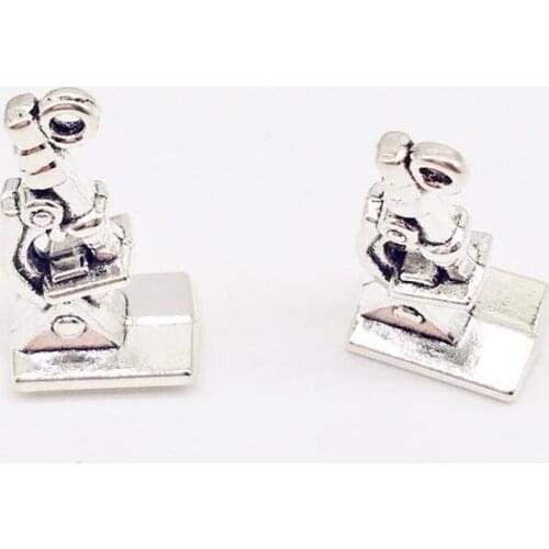 14 pcs microscope charms Pendants fit DIY handmade necklace earring bracelet charms Jewelry Making