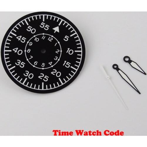35.5 mm watch dial fit Miyota 82series Mingzhu2813 ST1612 automatic movement watch face watch hands needles luminous watch parts