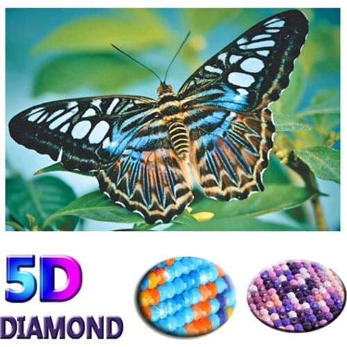 5D Diamond Painting Butterfly Diamond Embroidery animals Full Resin Diamond Cross Stitch For christmas Home Decor